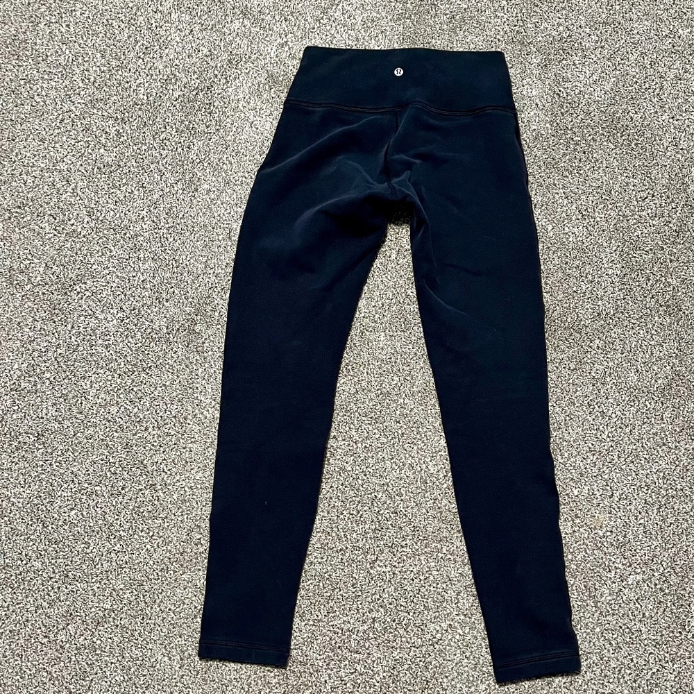 Lululemon fleece lined Leggings - size small